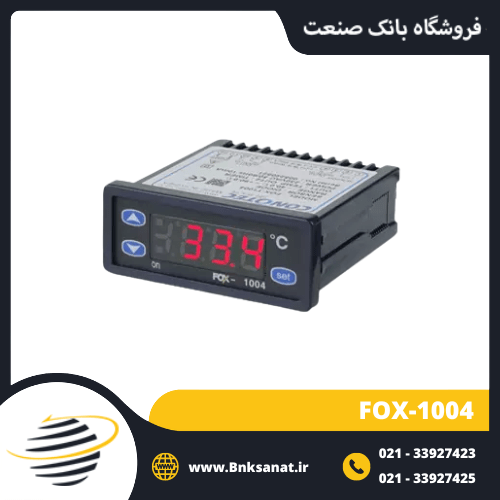 ترموستات و نمایشگر دما دیجیتال کنوتک ( CONOTEC ) کره 40- تا 90+ درجه مدل FOX-1004
